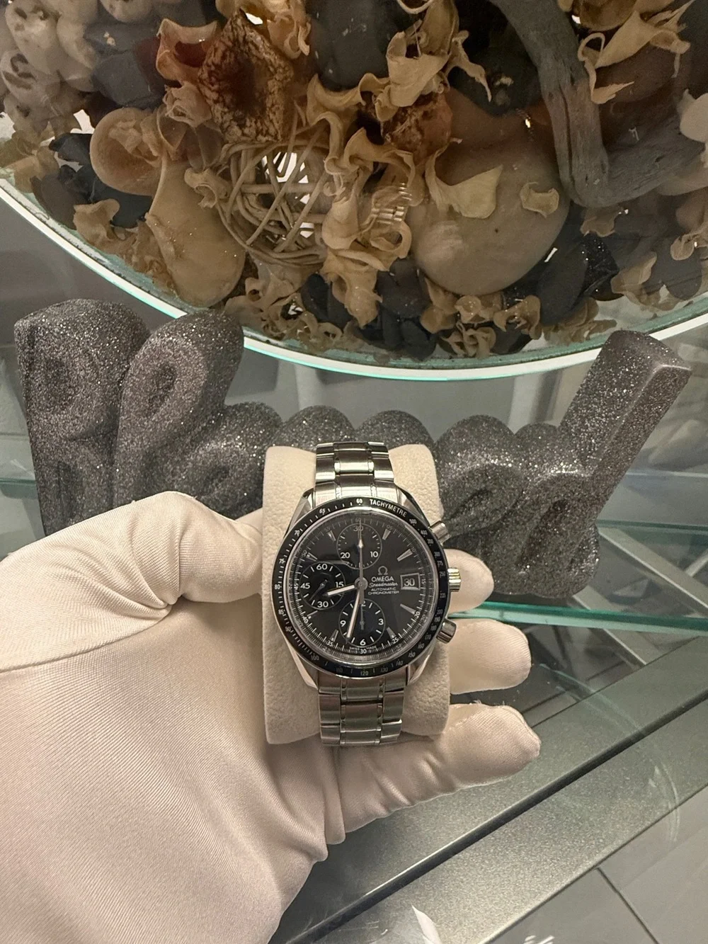 Omega Speedmaster with Black Dial with (Box+Appraisal)